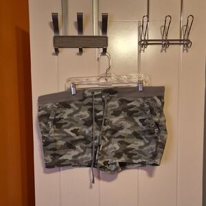 a.n.a Gray Camo Women's Cargo Shorts